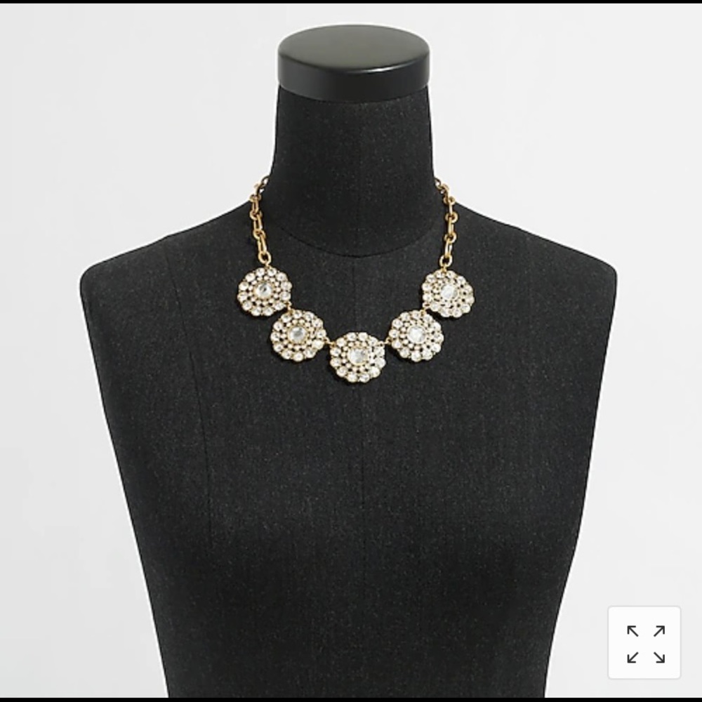 J Crew Factory Layered Circle Necklace
